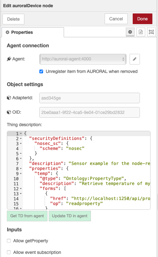 TestDevice flow