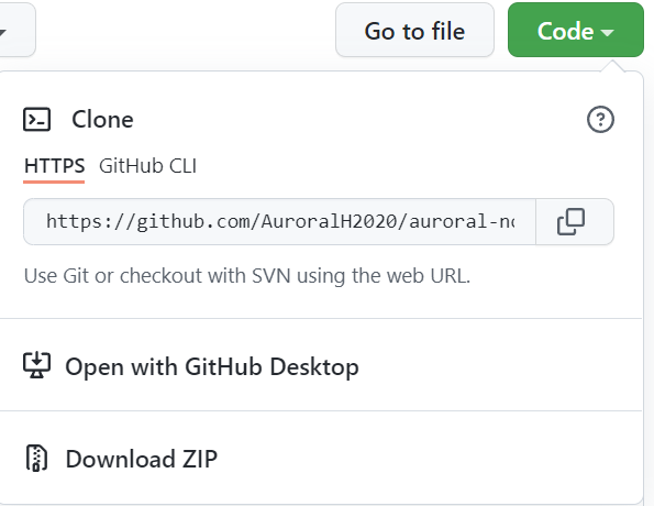 Download from github